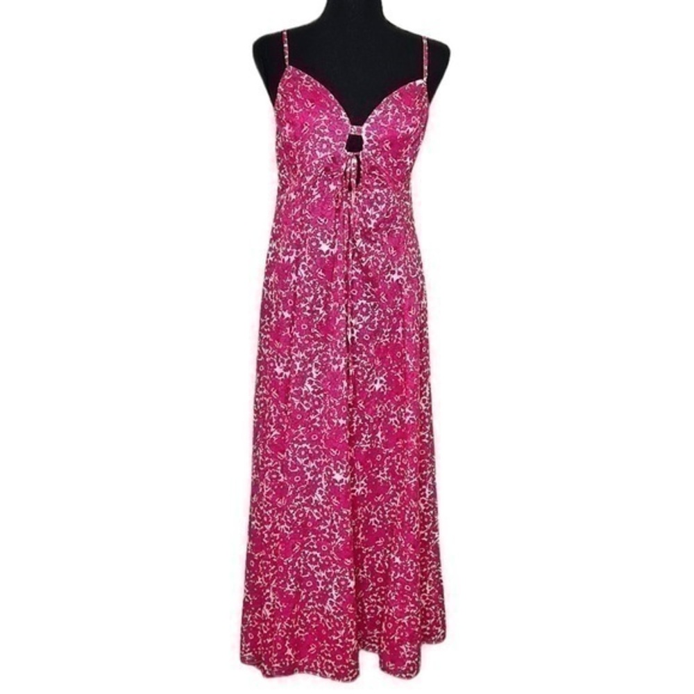 J.Crew Cotton Voile Keyhole Maxi dress in Blushing Meadow Size Small NWT